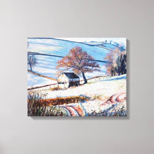 Vinterfrost 2009 canvastryck (Framsida)