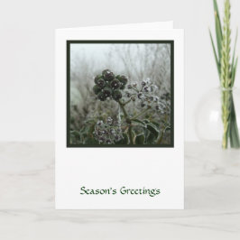 Vinterfrost-Helgdag Helgkort