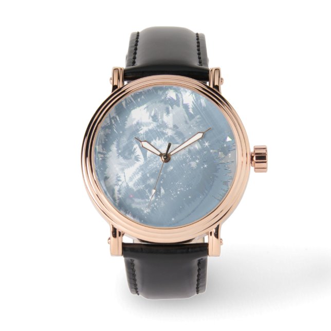 Vinterfrost mönster armbandsur (Framsida)