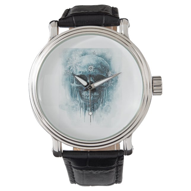 Vinterfrost Skalle Armbandsur (Framsida)