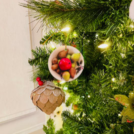 Vinterfrukter - Keramiska prydnadsföremål Julgransprydnad Keramik