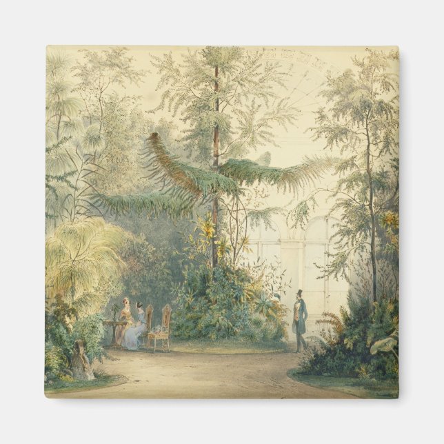 Vintergarden i Hofburgpalatset, Wien, 1 Magnet (Framsidan)