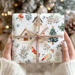 Vintergårdens Pappra julafton - Fåglar Presentpapper<br><div class="desc">Ta den fredliga charmen från en vinter på landsbygden till era helgdag med denna julomslutning på gårdarna på vintern papper. Med en bild av mysiga stuktur, träd som täcks av snö och ett jordlandskap i, fångar denna pappra inslagning vintern. Perfekt för dem som kärlek värmen om land och de traditionella...</div>