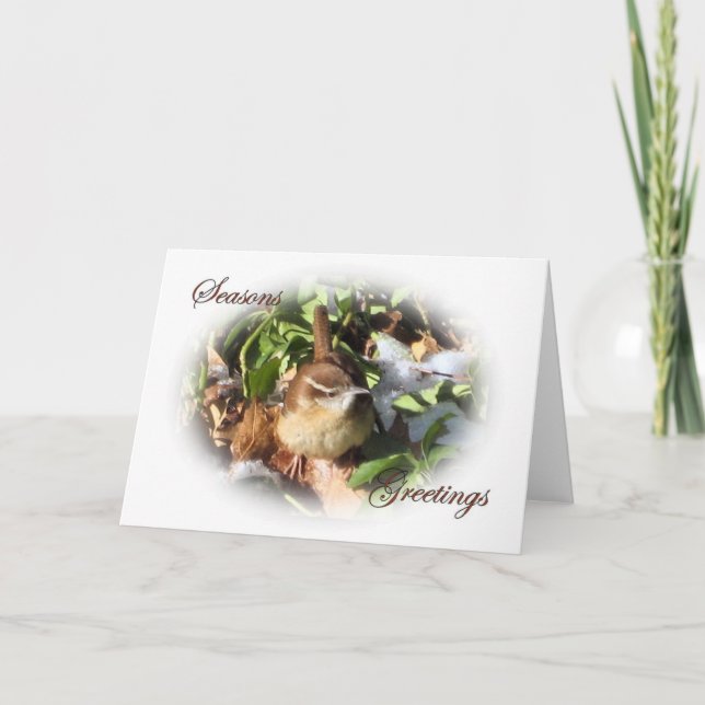 Vintergärdsmyg Helgkort (Framsida)