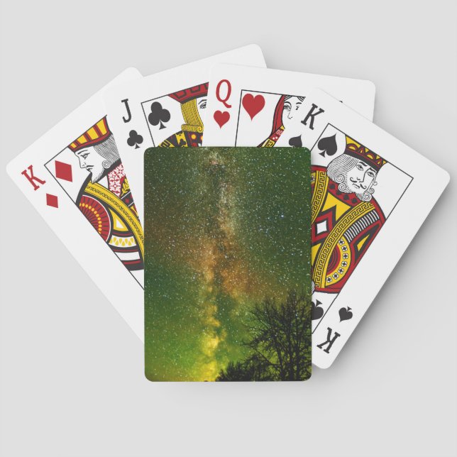Vintergatan & Aurora Borealis | Ontario Kanada Casinokort (Baksidan)