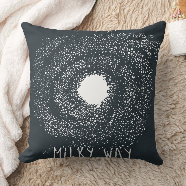 Vintergatan galax astronomi design kudde (Filt)
