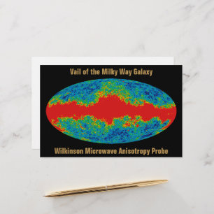 Vintergatan galaxen slöja över WMAP universum Brevpapper