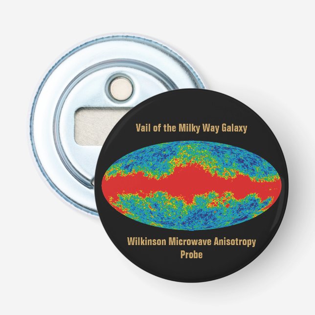 Vintergatan galaxen slöja över WMAP universum Flasköppnare (Framsidan)