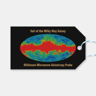 Vintergatan galaxen slöja över WMAP universum Presentetikett