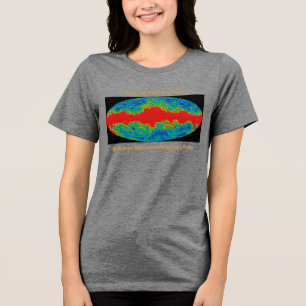 Vintergatan galaxen slöja över WMAP universum T Shirt