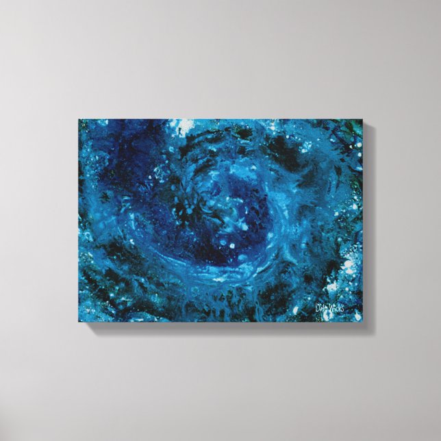 Vintergatan Galaxy Rainart Galleriuppsättning Canvastryck (Framsida)