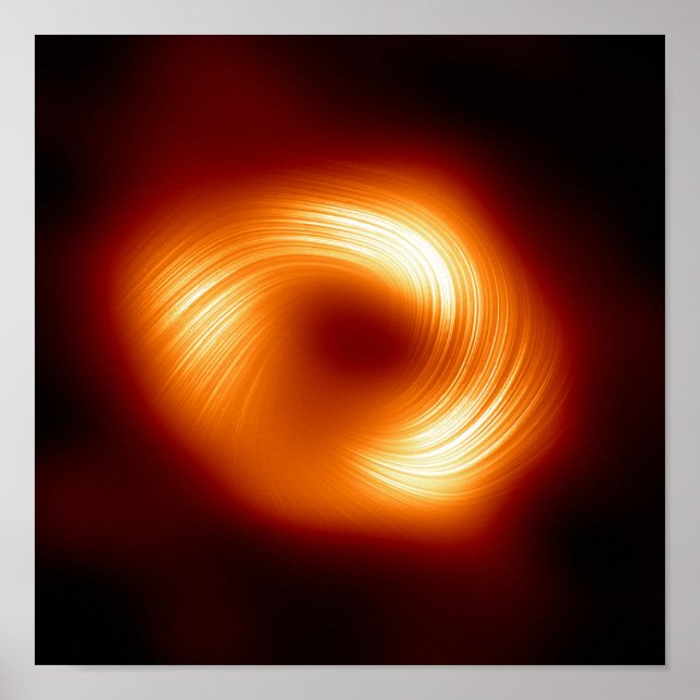 Vintergatan Supermassiv Svart Hål Sagittarius A* Poster (Framsidan)