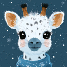 Vintergiraff Förtrollande iPhone/iPad-fodral