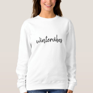 Vinterglädje Modern Minimalist Mysig Juldesign T Shirt