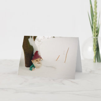 VinterGnome Helgkort