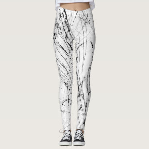 Vintergräs i Snö Leggings
