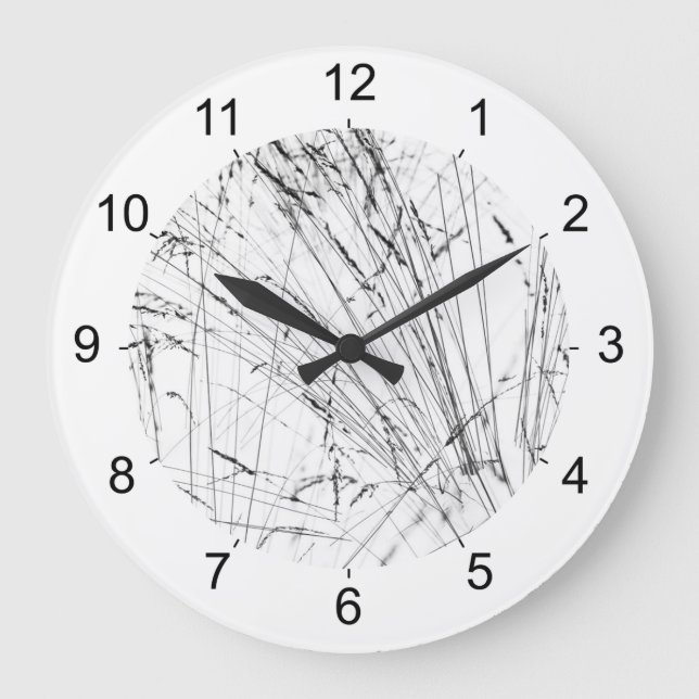 Vintergräs i Snö Stor Klocka (Framsida)