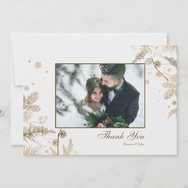 Vintergrenar Tack Kort (Framsida)