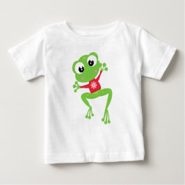 Vintergrodor, cute Frog, Grönt Frog, sötare T Shirt