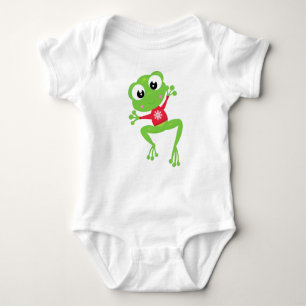 Vintergrodor, cute Frog, Grönt Frog, sötare T Shirt