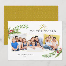 Vintergrön minimalt 3 foto till världen