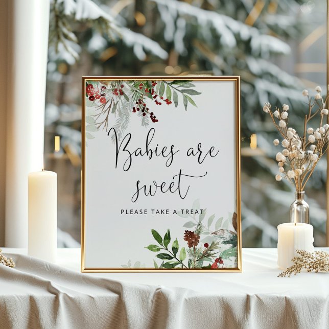 Vintergrön Spädbarn är söt Poster (Skapare uppladdad)