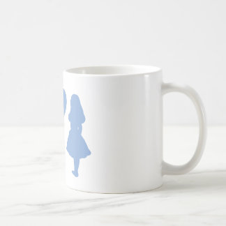 Vintergrönablått Alice till Alice Kaffemugg