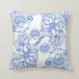 Vintergrönablomman av driver kudde