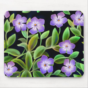 Vintergrönaen blommar Mousepad Musmatta