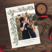 Vintergrönhet Elfenbens Foto Jul