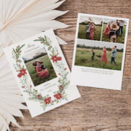 Vintergrönhet Ram Julkort