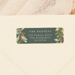VinterGrönt | Botaniska julfamiljen Namn Returadress Etikett