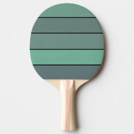 VinterGrönt och Grått-Rand på vattenfärgsfärg Papp Pingisracket