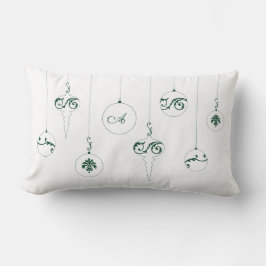 VinterGrönten Monogram Bauble Ornaments jul Lumbarkudde