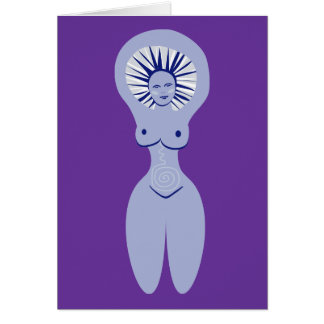 Vintergudinna Hälsningskort