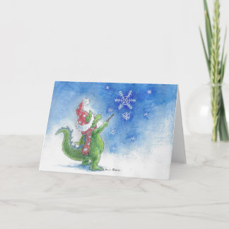 Vinterguiden Dragon Greeting Card Kort