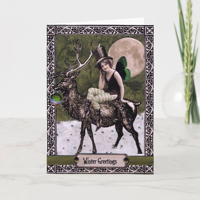 Vinterhälsningar Helgkort (Framsida)