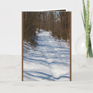 Vinterhälsningkort - Smittys Lane i vinter Helgkort