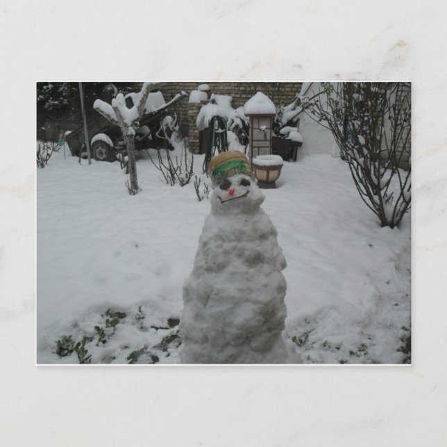 Vinterhälsningskort Vykort (Framsida)