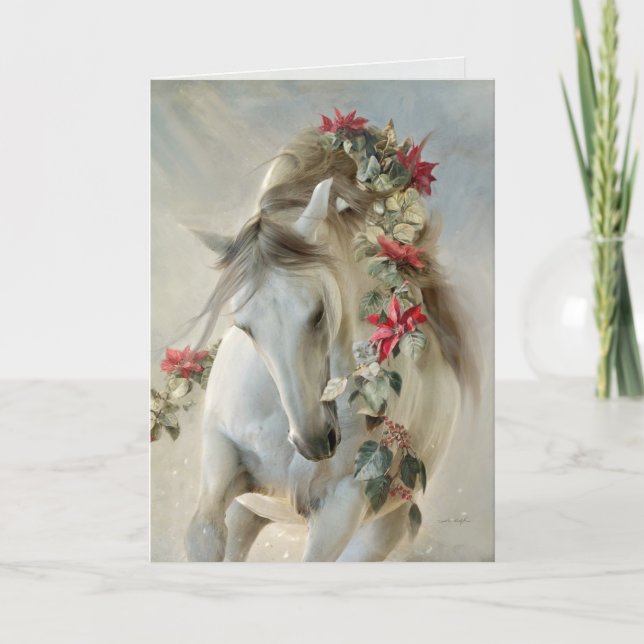 Vinterhäst - Vykort (Framsida)