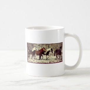Vinterhästar Kaffemugg