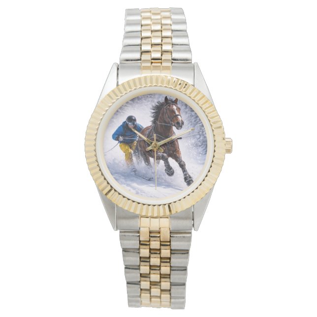   Vinterhästmusmattor Armbandsur (Framsida)