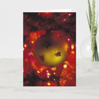 Vinterhelgdagkort: "En prydnad ", Helgkort