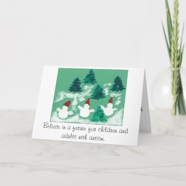 Vinterhelgdagkort Helgkort (Framsida)