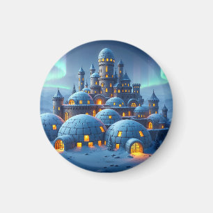 Vinterhjärtats slott magnet