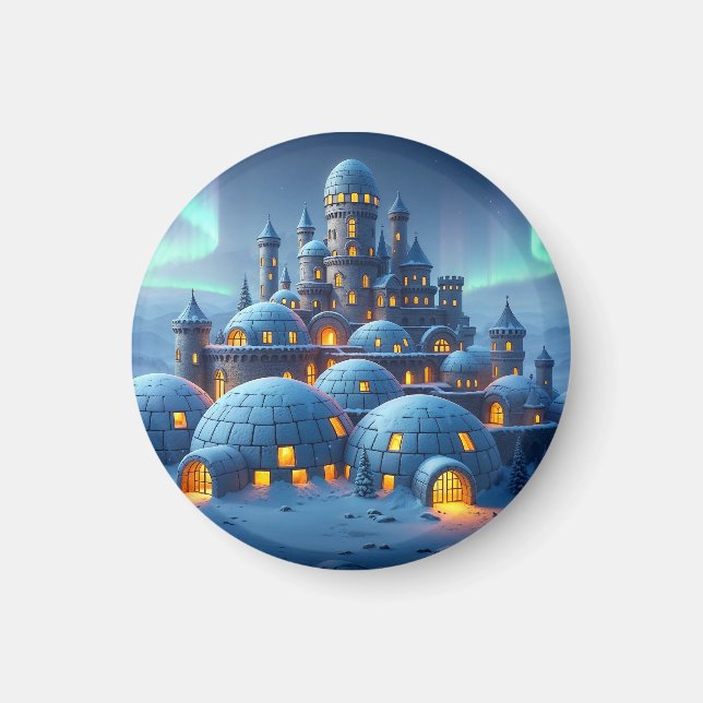 Vinterhjärtats slott magnet (Framsidan)