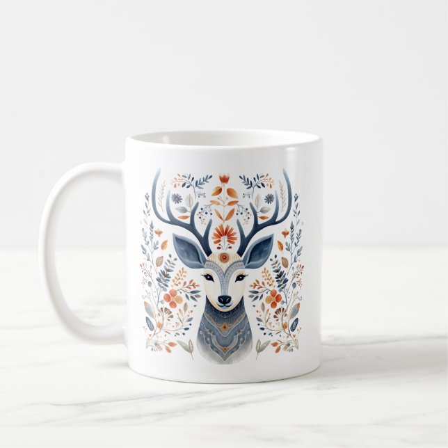 Vinterhjort Julmugg Kaffemugg (Vänster)