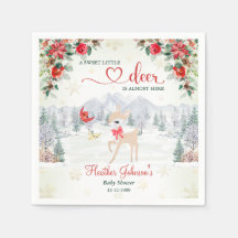 Vinterhjort Julsnöflinga Baby Shower 