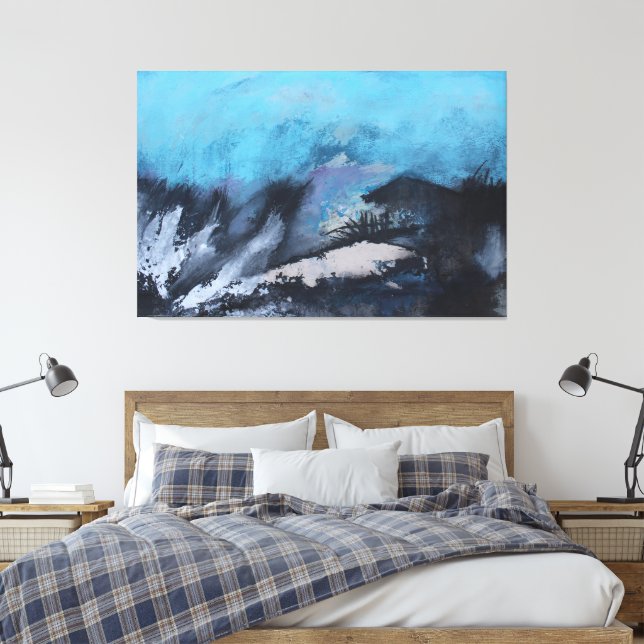 Vinterhöjd Canvastryck (Insitu (sovrum))