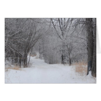 Vinterhöjd Hälsningskort